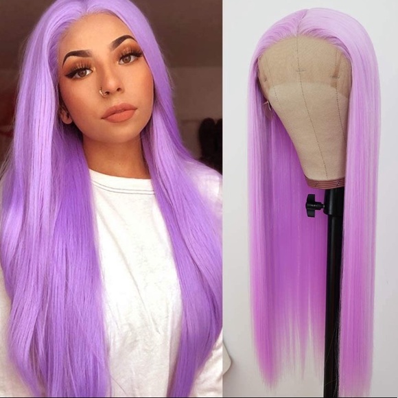 - 💫22” PURPLE DREAMS STRAIGHT LACE FRONT WIG *NEW*